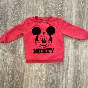 Toddle 4t red Mickey Sweater